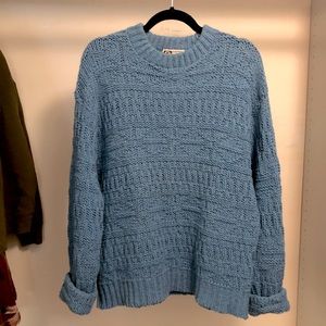 Vintage Acrylic Blue Sweater - size XL